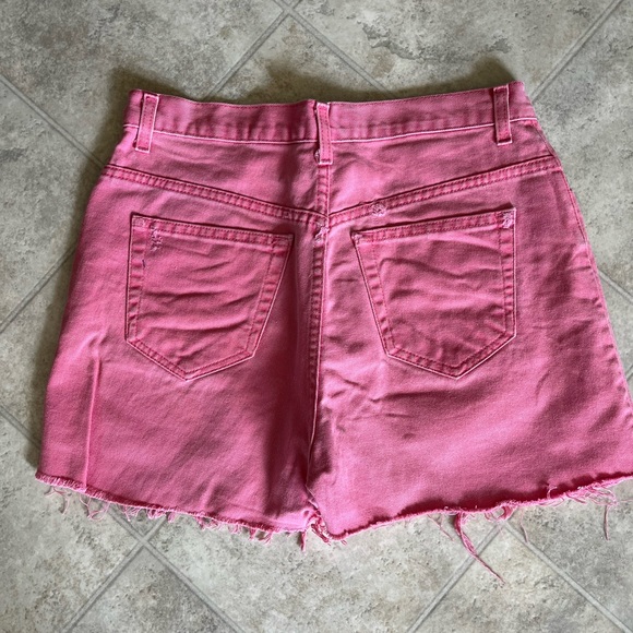 Faded Glory Pink Denim Shorts - Picture 3 of 4